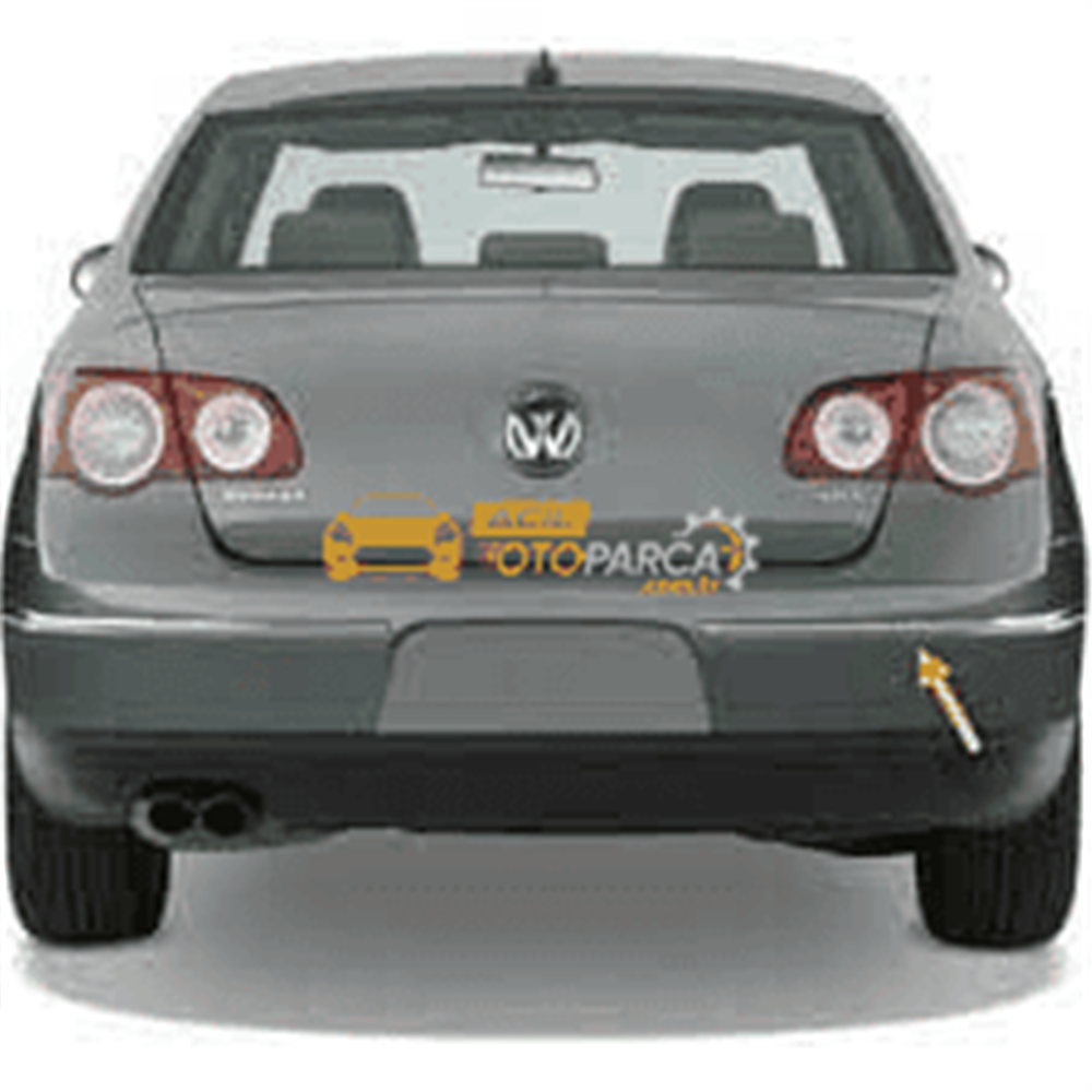 Volkswagen İTHAL 3C5807460 | Volkswagen Passat 2005 -2010 Model Arası Arka Sağ Tampon Nikelajı