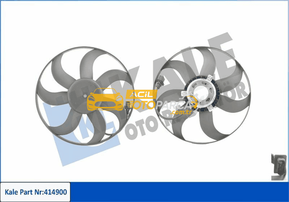 Volkswagen KALE 414900 | Fan Motoru (390mm) Fabia Ibiza Polo Roomster Toledo Cggb