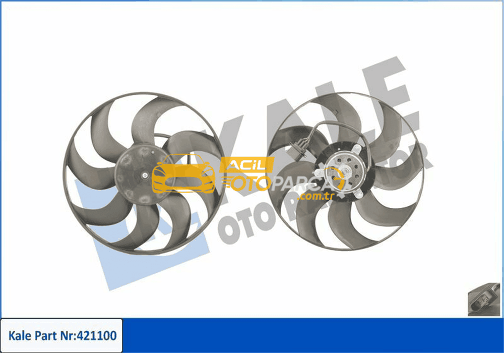 Volkswagen KALE 421100 | Fan Motoru 02-Polo-Fabia-Ibiza-Cordoba 1.2-1.4