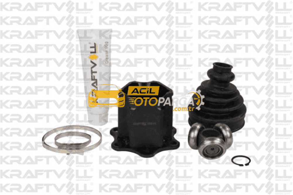 Volkswagen KRAFTVOLL 01020009 | Aks Kafası İç A3 Leon Toledo Octavia Caddy III Golf V VI Jetta III Passat Scirocco Touran 1.9 TDI 2.0 TDI 04 -