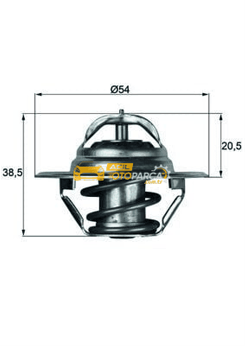 Volkswagen MAHLE TX383D | Termostat 83C (VW Polo 1.4 16V 1.4 1.2Tsı)