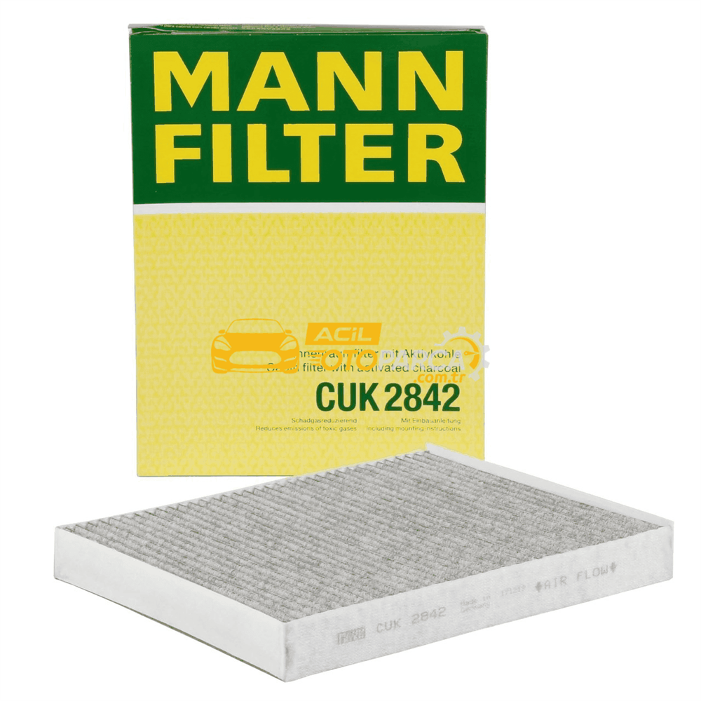 Volkswagen MANN CUK2842 | Volkswagen Touareg 2003-2010 Karbonlu Polen Filtresi