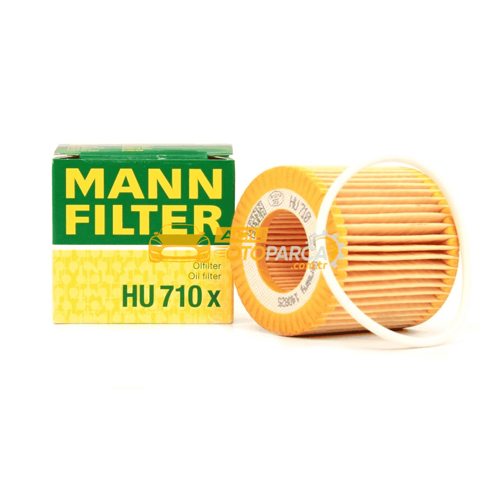 Volkswagen MANN HU710X | Volkswagen Polo 2010-2013 1.2 Benzinli Yağ Filtresi