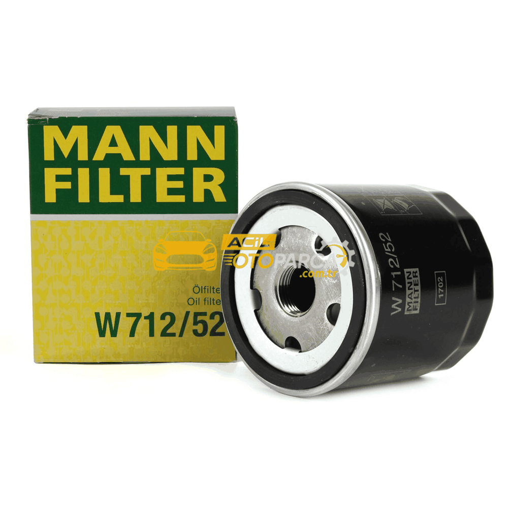 Volkswagen MANN W712-52 | Volkswagen Polo 2003-2005 Model Arası 1.4 BBY Motor Yağ Filtresi
