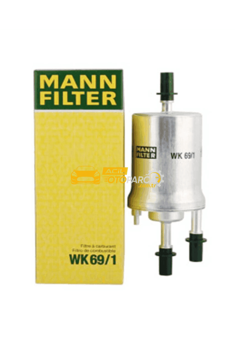 Volkswagen MANN WK69-1 | Volkswagen Polo 2003-2009 Model Arası 1.4 BKY Motor Benzin Filtresi Man Marka