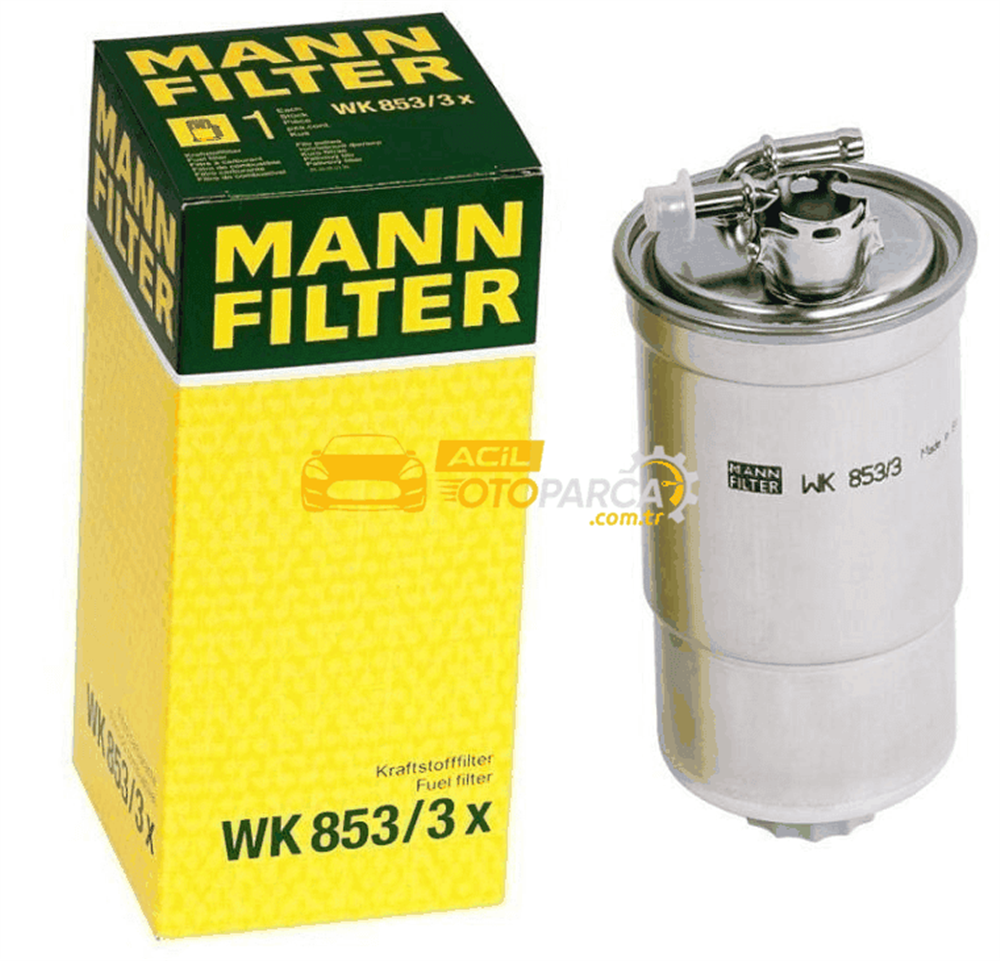 Volkswagen MANN WK853-3X | Volkswagen Bora 1,9TDI AGR Mazot Filtresi