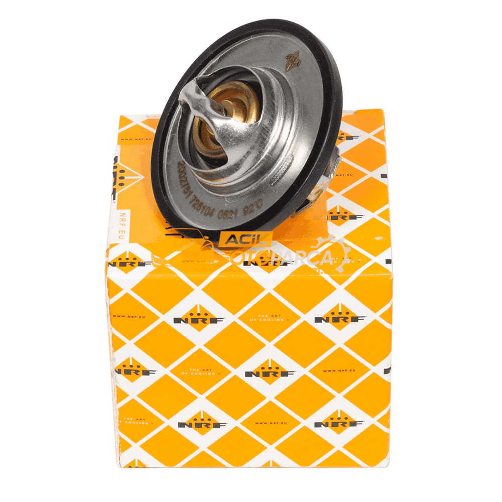 Volkswagen NRF 725104 | VW A4 A5 A6 Q5 08-12 2.0 TDI Caga-Caha-Cagb-Cagc Termostat 82°C 03L121113a