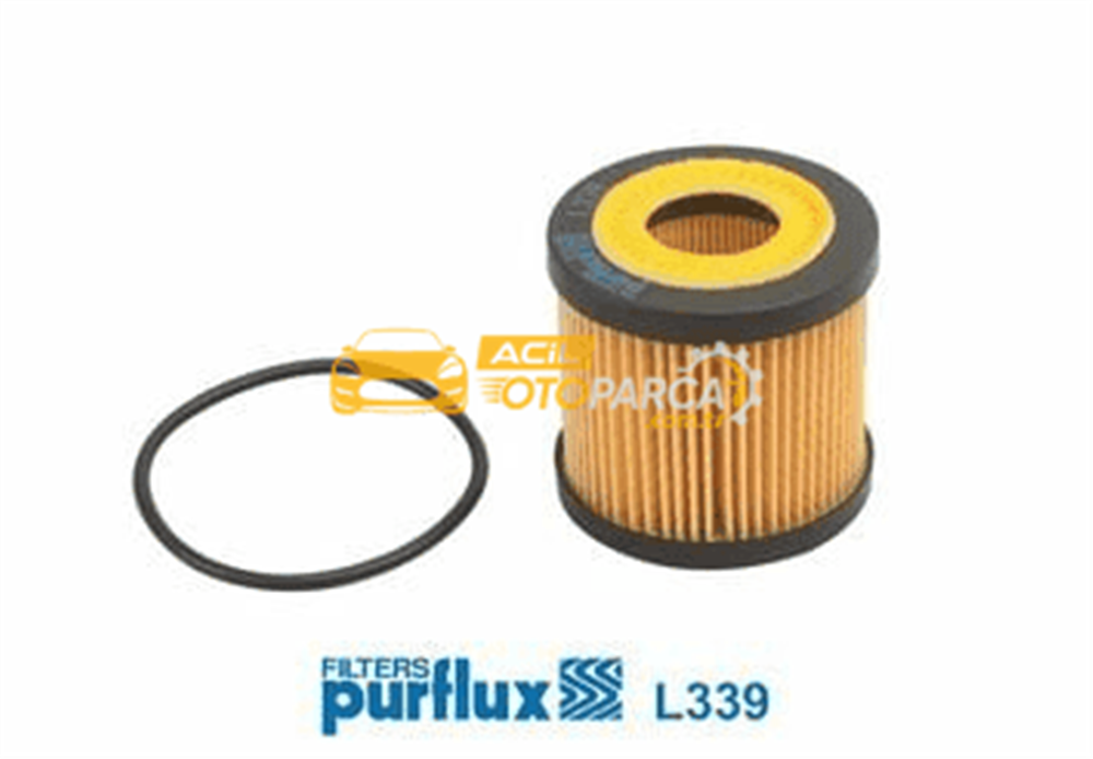 Volkswagen PURFLUX L339 | Yağ Filtresi Polo 02 > 09 Fox 05 > Touran / Cordoba 02 > Toledo 02 > Ibiza IV V 02 > / Fabia 02 > 09