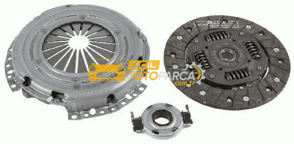 Volkswagen SACHS 3000951661 | Volkswagen Polo 2000-2002 1.4 AHW Motor (Benzinli) Debriyaj Seti
