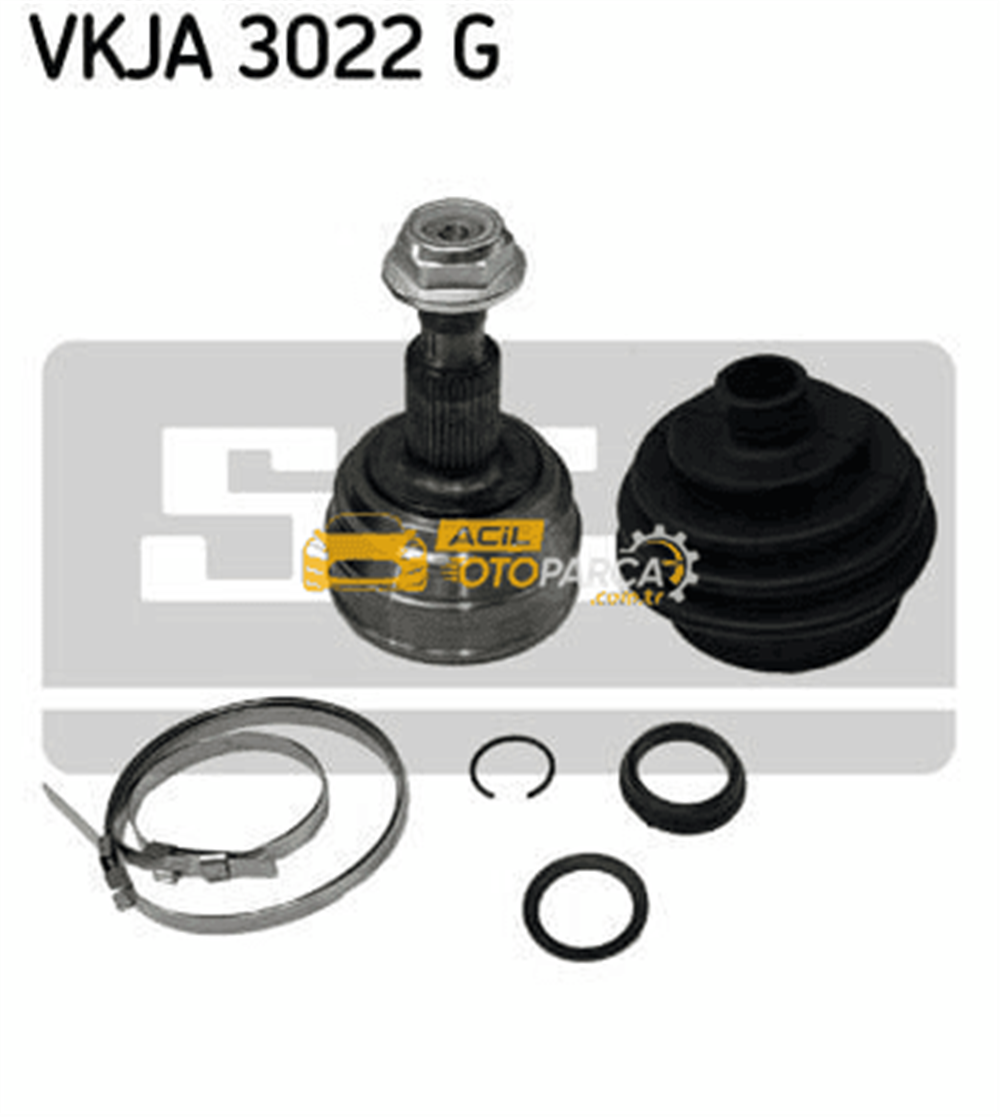 Volkswagen SKF VKJA3022G | Dış Aks Kafası (VW Golf 98-06 Audi A3 97-03 Seat Leon 00-06)
