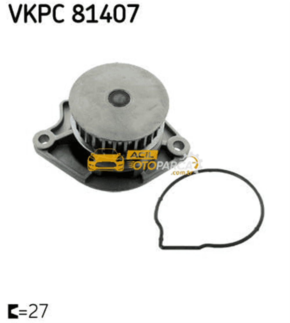 Volkswagen SKF VKPC81407 | Devirdaim 99-06 Polo-Golf.4.5 1.4 16V