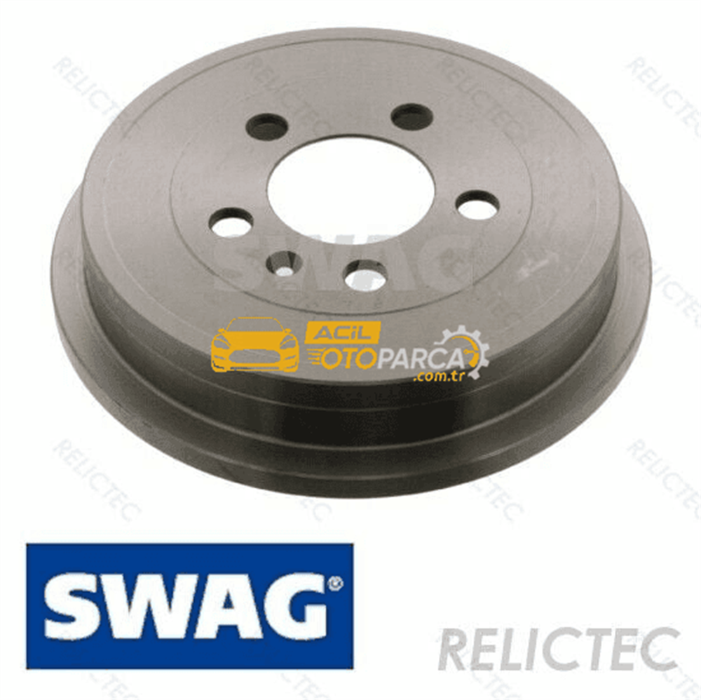 Volkswagen SWAG 30924034 | Volken Polo 2007-2018 Model Arka Fren Kampanası 200MM