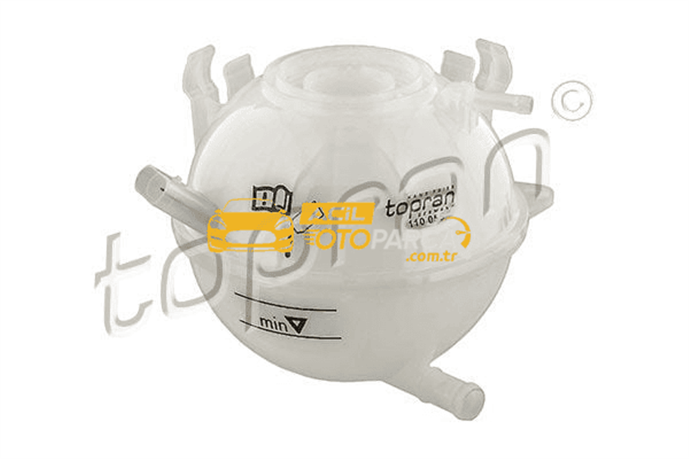 Volkswagen TOPRAN 110055 | Yedek Su Deposu (VW Caddy 04-20 Golf 04-14 Passat 06-15 Audi A3 04-13 Seat Leon 06-13 Skoda Octavia 04-13)