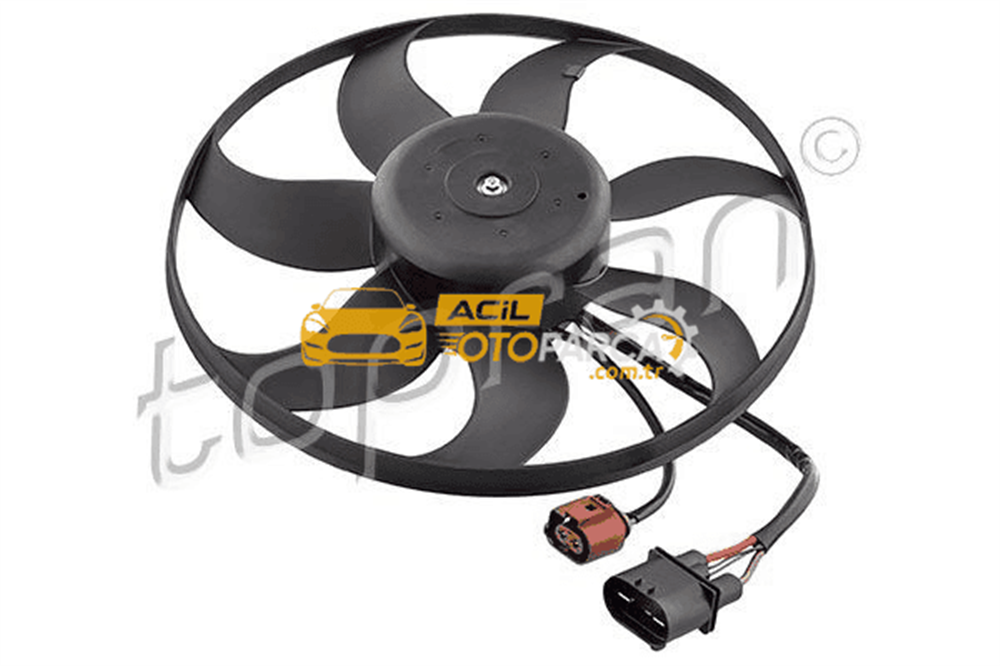 Volkswagen TOPRAN 111282 | Fan Motoru-360 mm 220W (VW Caddy 04-Golf 04-14 Passat 06-15 Audi A3 04-13 Seat Leon 06-13