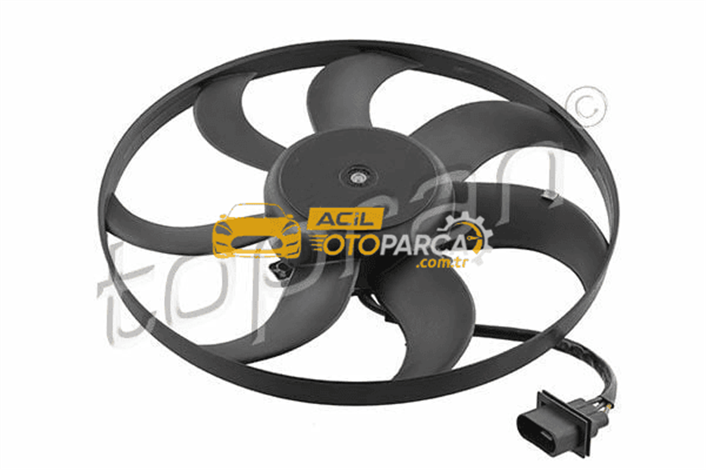 Volkswagen TOPRAN 112319 | Fan Motoru-390 mm 260 / 90W (VW Polo 02-15 Seat Ibiza 02-11 Skoda Fabia 00-15)