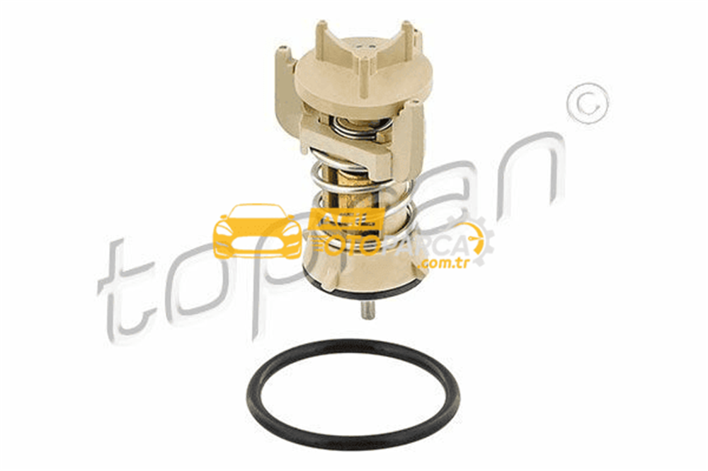 Volkswagen TOPRAN 117027 | Termostat-Joop (VW Caddy 16-Crafter 17-Golf 13-Passat 13-Polo 13-Transporter 20 -)
