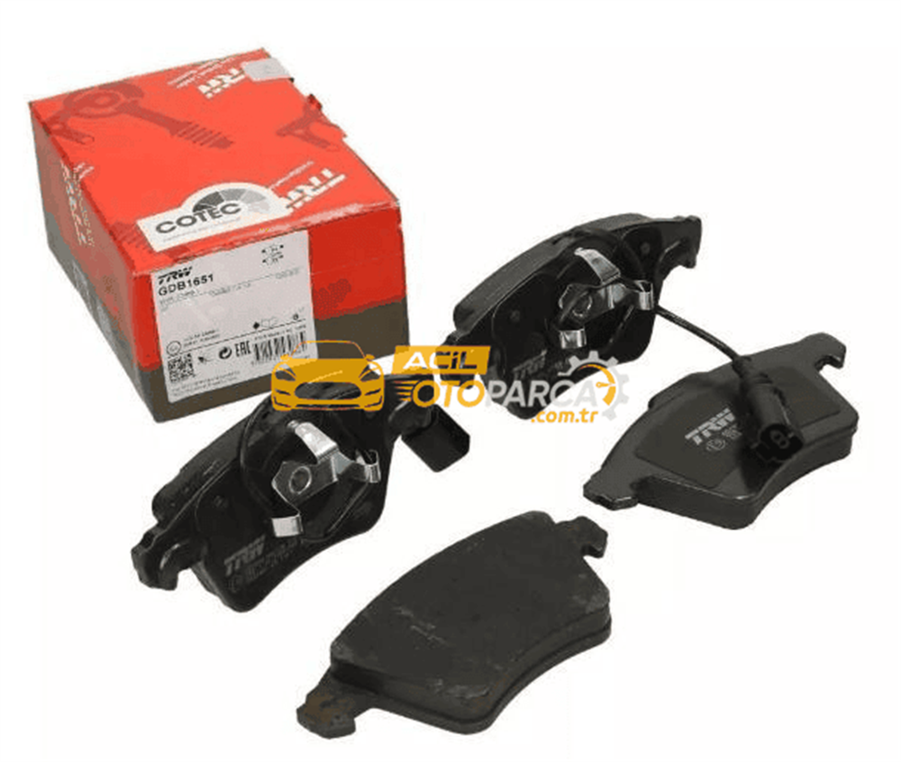 Volkswagen TRW GDB1651 | Volkswagen Touareg 2002-2010 Ön Fren Balata Takımı