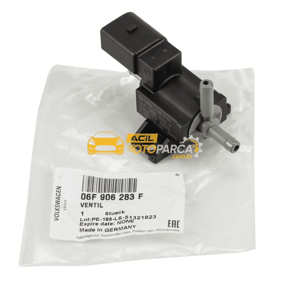 Volkswagen VAG / ORJINAL 06F906283F | Volkswagen Jetta 2006-2010 Model Arası 1.4 TSI BMY 140 BG Motor Turbo Basınç Valfi Orijinal