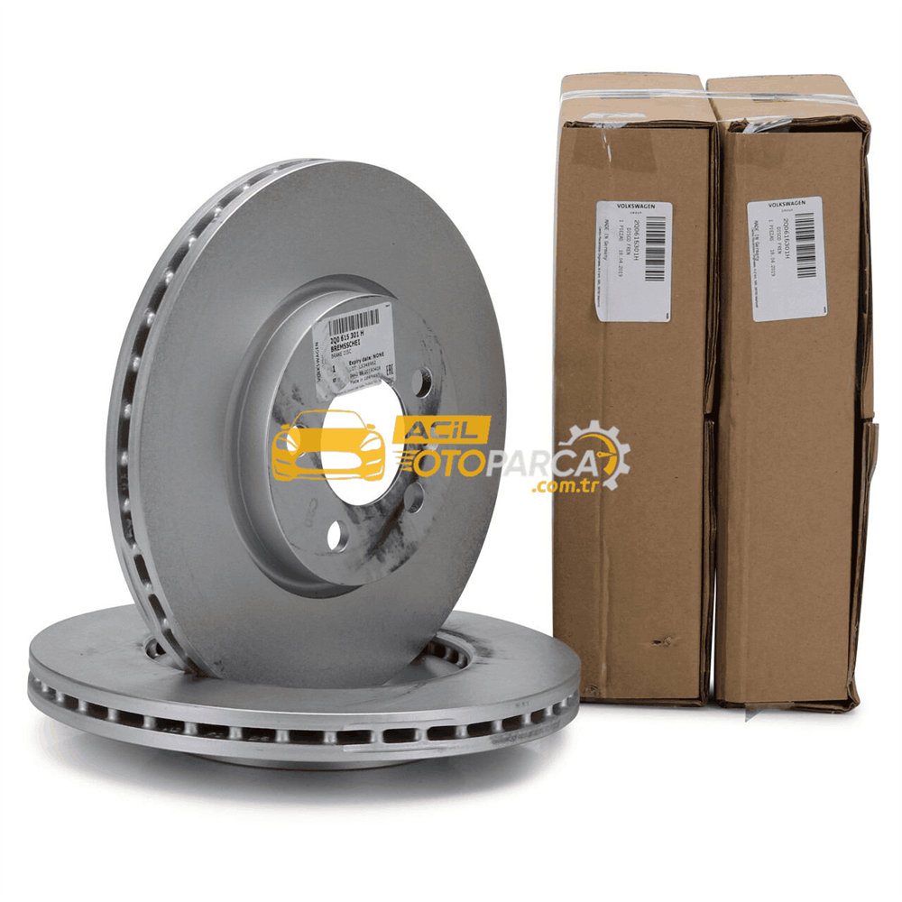 Volkswagen VAG / ORJINAL 2Q0615301H | Volkswagen Polo 6 2018 Model Sonrası Ön Fren Diski 276 / 24MM Orijinal