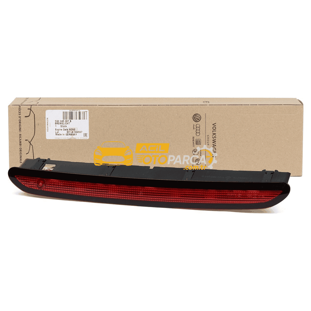 Volkswagen VAG / ORJINAL 5G0945087B | Volkswagen Polo 2010 Model Sonrası 3. Stop ilave Fren Lambası Orijinal