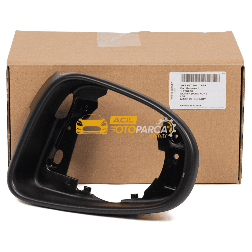 Volkswagen VAG / ORJINAL 5K78576019B9 | Volkswagen Golf 6 2009-2012 Model Arası Sol Ayna Gövde Çerçevesi Orijinal