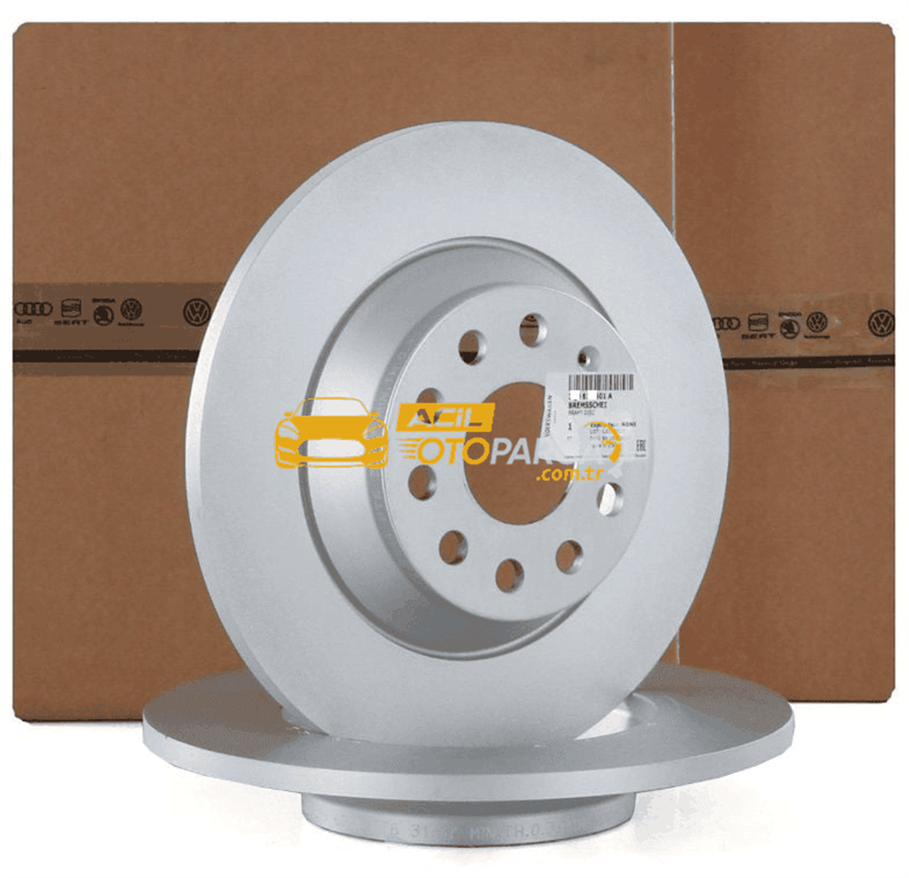 Volkswagen VAG / ORJINAL 5Q0615601F | Volkswagen Golf 2009-2012 Model Arası Arka Fren Disk Takımı Orijinal