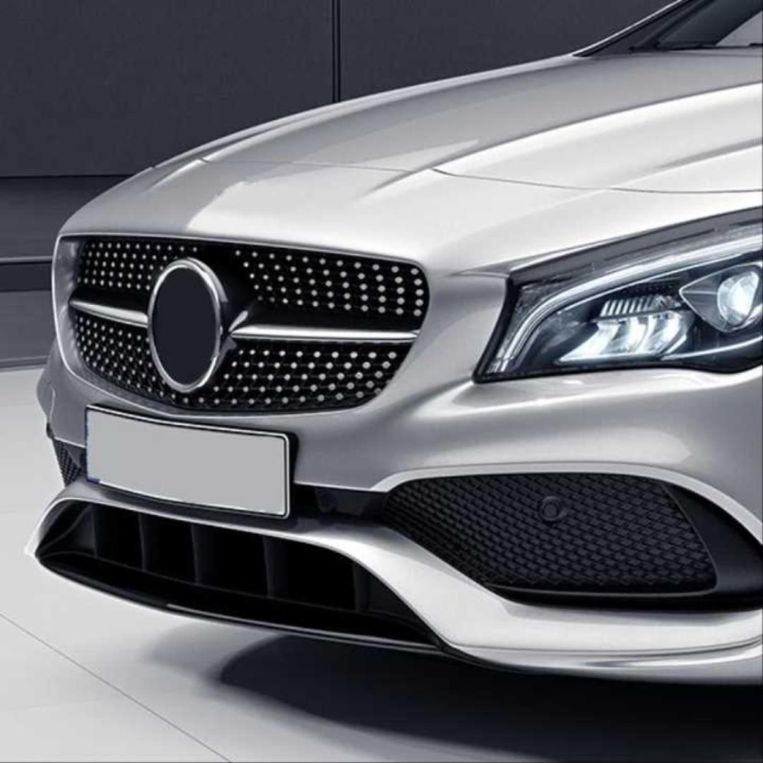 W117 CLA IÇIN UYUMLU 2016-2018 CLA IÇIN UYUMLU DIAMOND PANJUR - SIYAH 