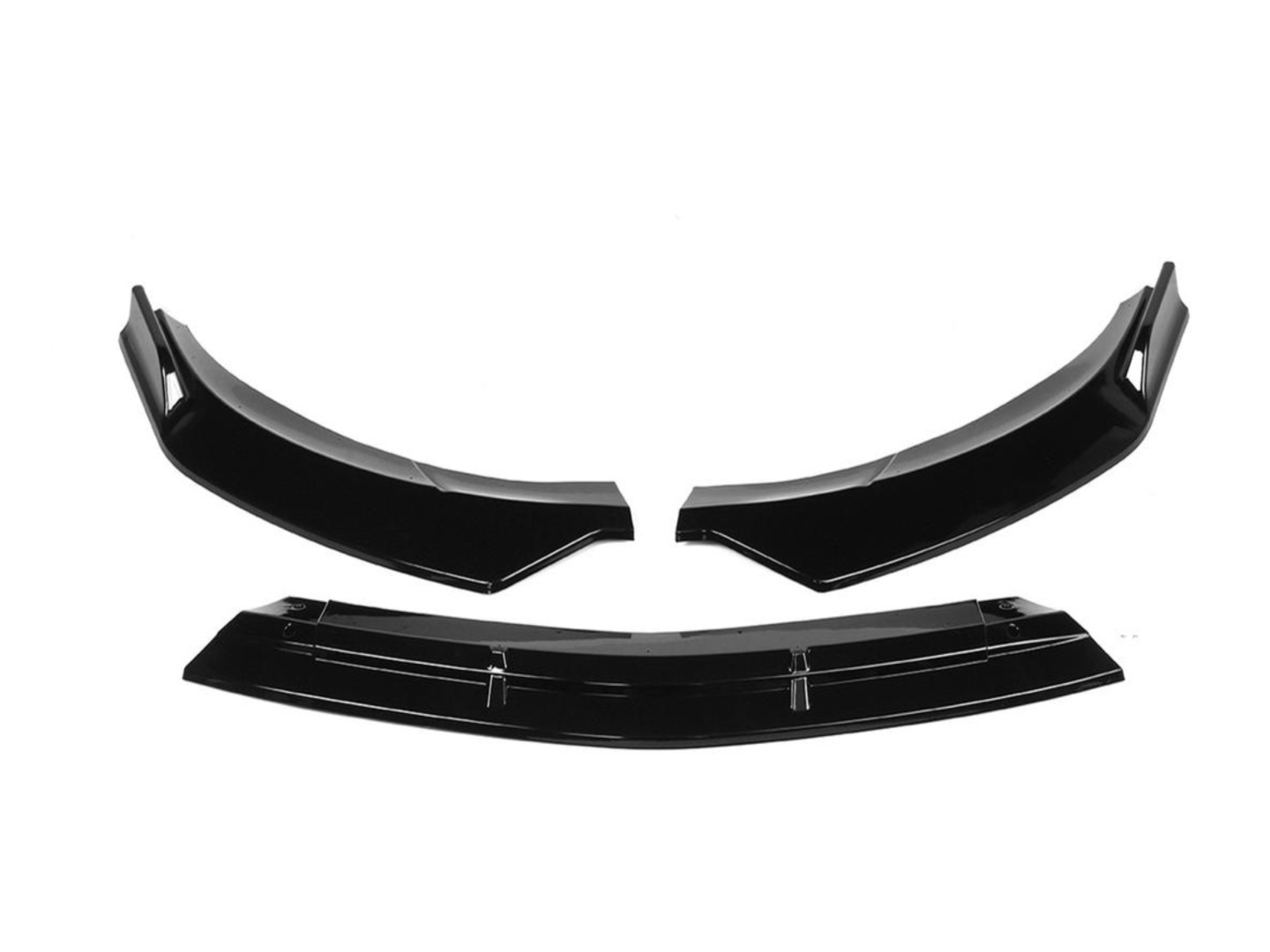 W117 CLA IÇIN UYUMLU CLA (2013-2019)  ÖN LIP   - PIANO BLACK (PARLAK SIYAH) 