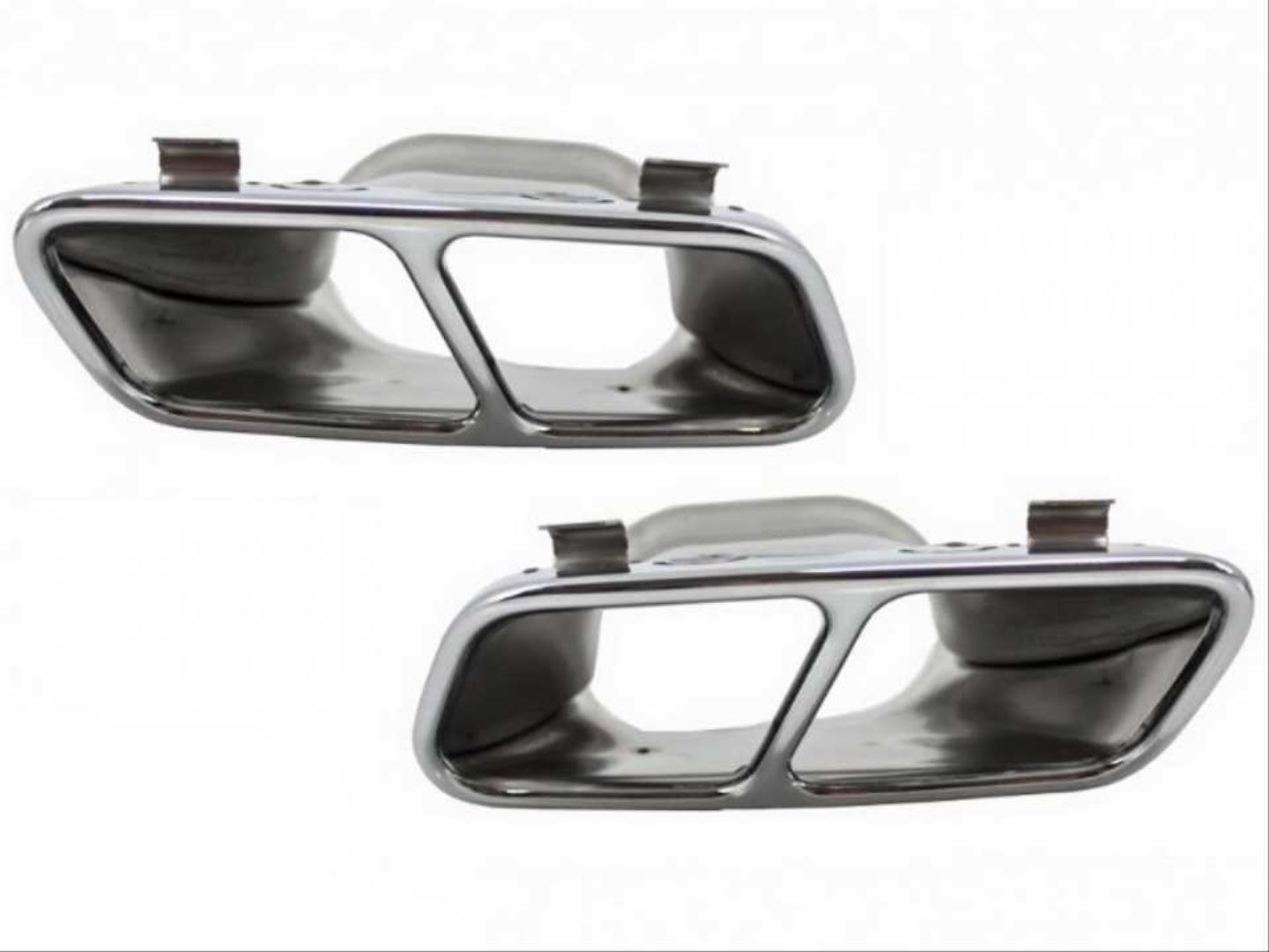 W117 CLA IÇIN UYUMLU CLA 45 GÖRÜNÜM  13-15  DIFÜZÖR & EGZOZ SETI - SILVER EGZOZ  ILE
