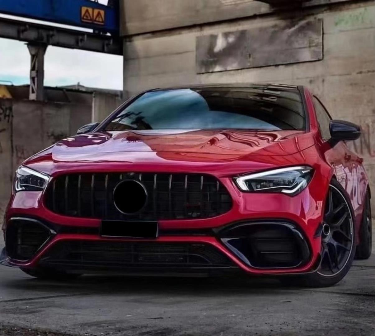 W118 CLA IÇIN UYUMLU CLA 45 GÖRÜNÜM FULL BODY KIT (ÖN TAMPON , PANJUR,DIFÜZÖR,EGZOZ) 