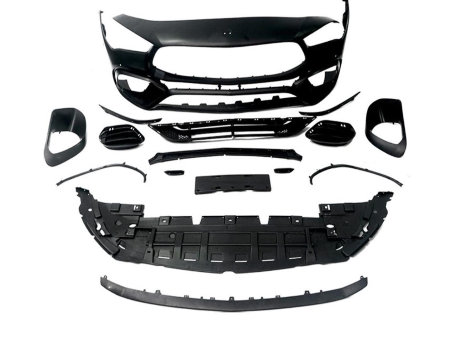 W118 CLA IÇIN UYUMLU CLA 45 GÖRÜNÜM FULL BODY KIT (ÖN TAMPON , PANJUR,DIFÜZÖR,EGZOZ) 
