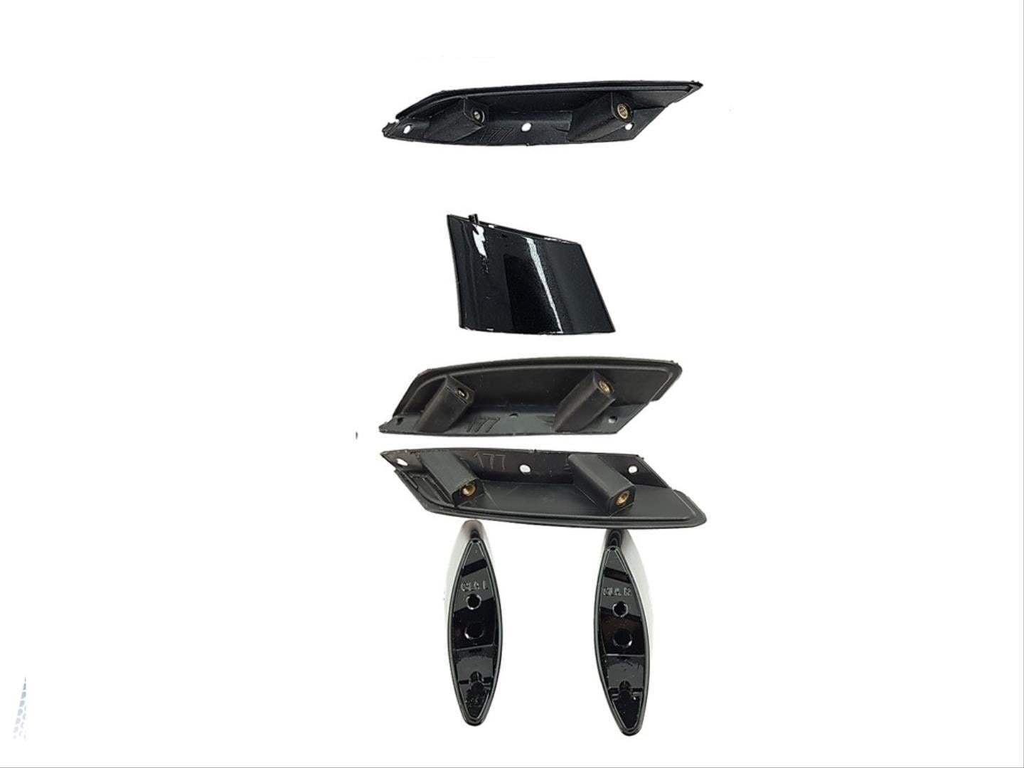 W177 2019+  IÇIN UYUMLU A45 SPOILER PIANO BLACK 