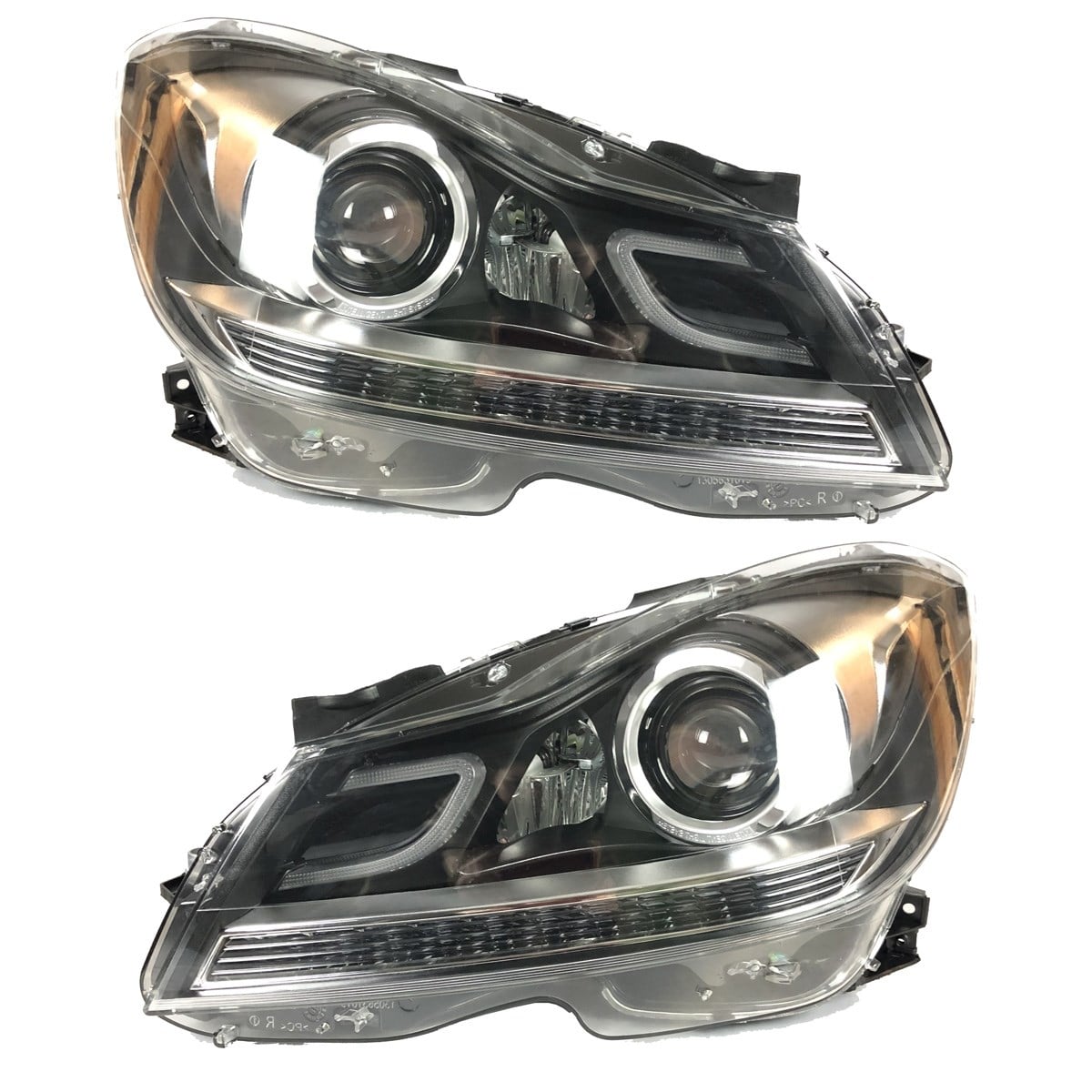 W204 FAR SETİ LED (MAKYAJLI KASA İÇİN) 2012-2014 HALOJEN İÇİN