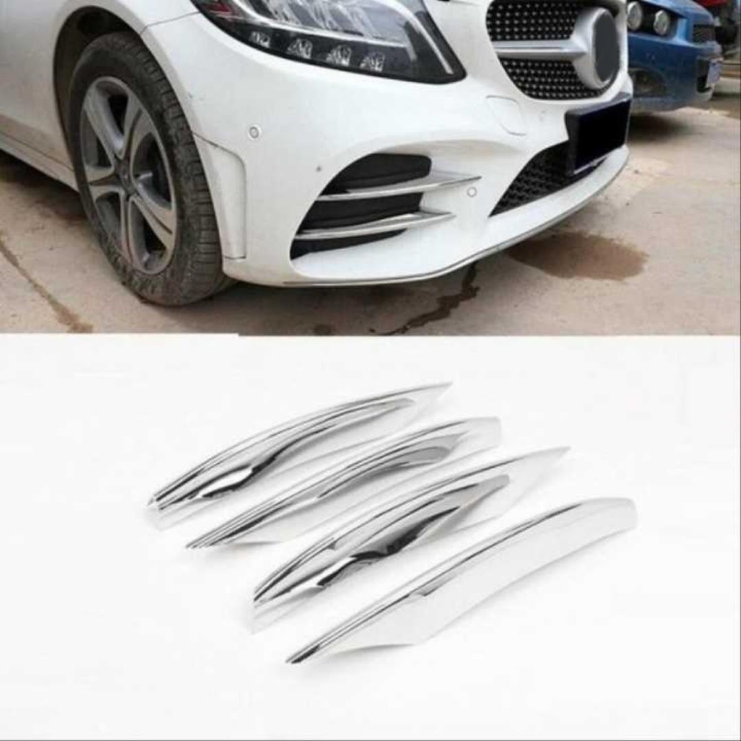 W205 2015-2018 C SERISI IÇIN SIS KASI 4 PARÇA (KROM) 