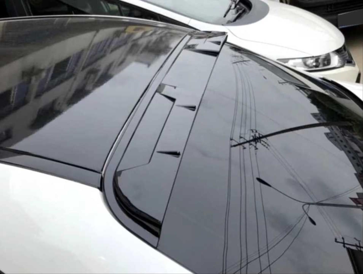 W205 2015-2021 C SERISI IÇIN UYUMLU CAM ÜSTÜ SPOILER - PIANO BLACK (PARLAK SIYAH) 