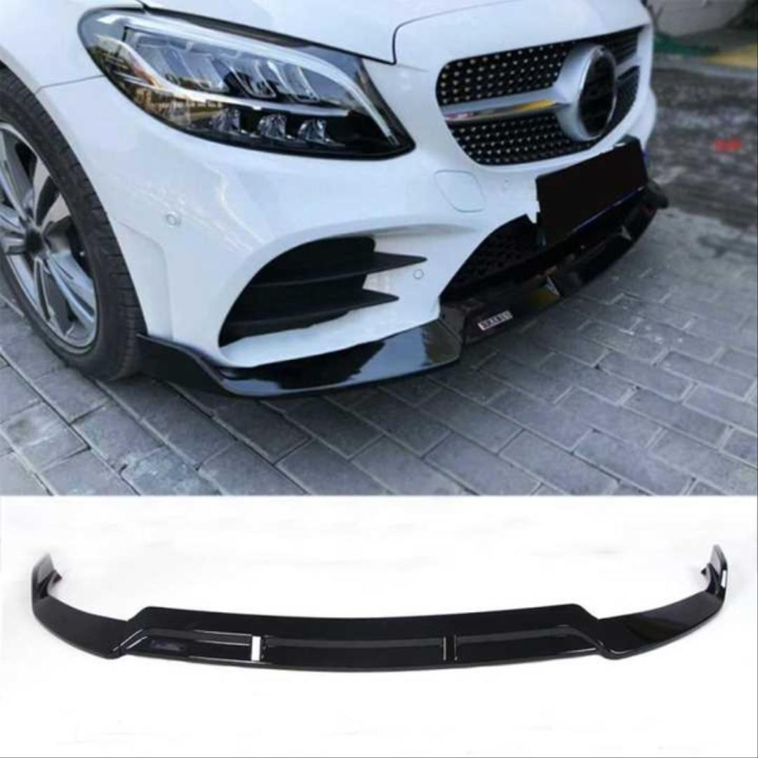 W205 2019+ C SERISI ÖN LIP BRBUS - PIANO BLACK (PARLAK SIYAH) 