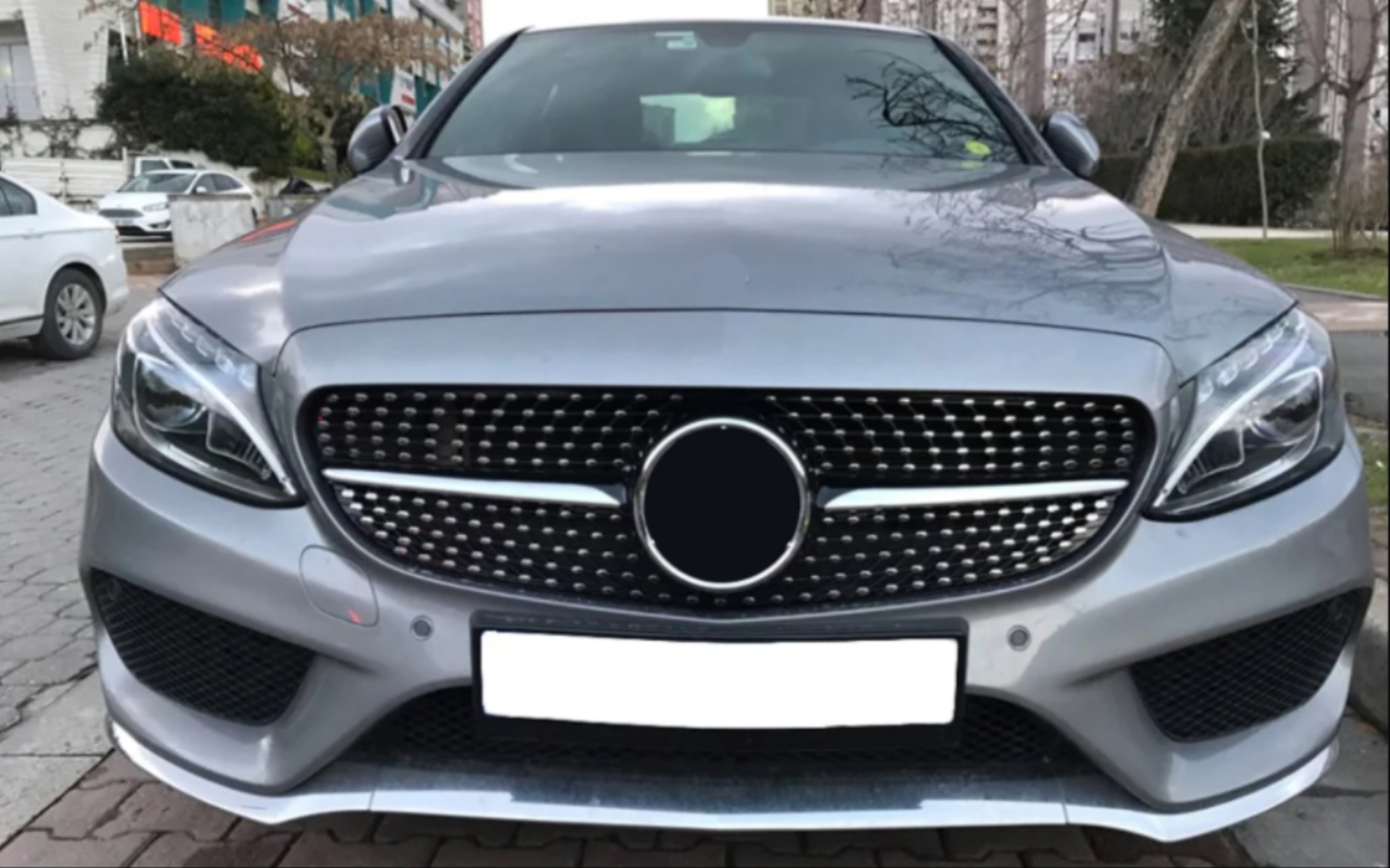 W205 C SERISI 2014-2018 IÇIN UYUMLU DIAMOND PANJUR - GRI