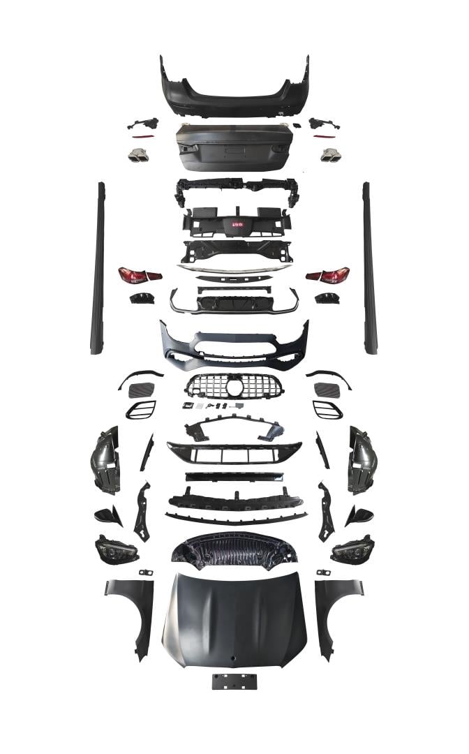 W212 (2011-2013)  İÇİN 2020+ W213 E63 GÖRÜNÜM  FULL FACELIFT BODY KIT    