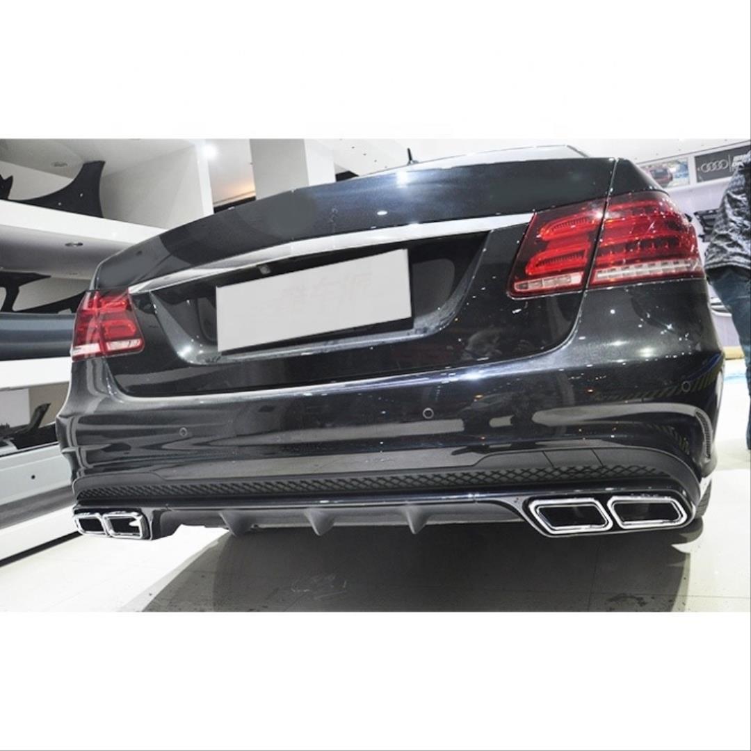 W212 E SERISI IÇIN 63 DIFÜZÖR & EGZOZ SETI (SILVER EGZOZ ILE ) (AMG MAKYAJLI KASA 2013-2016)