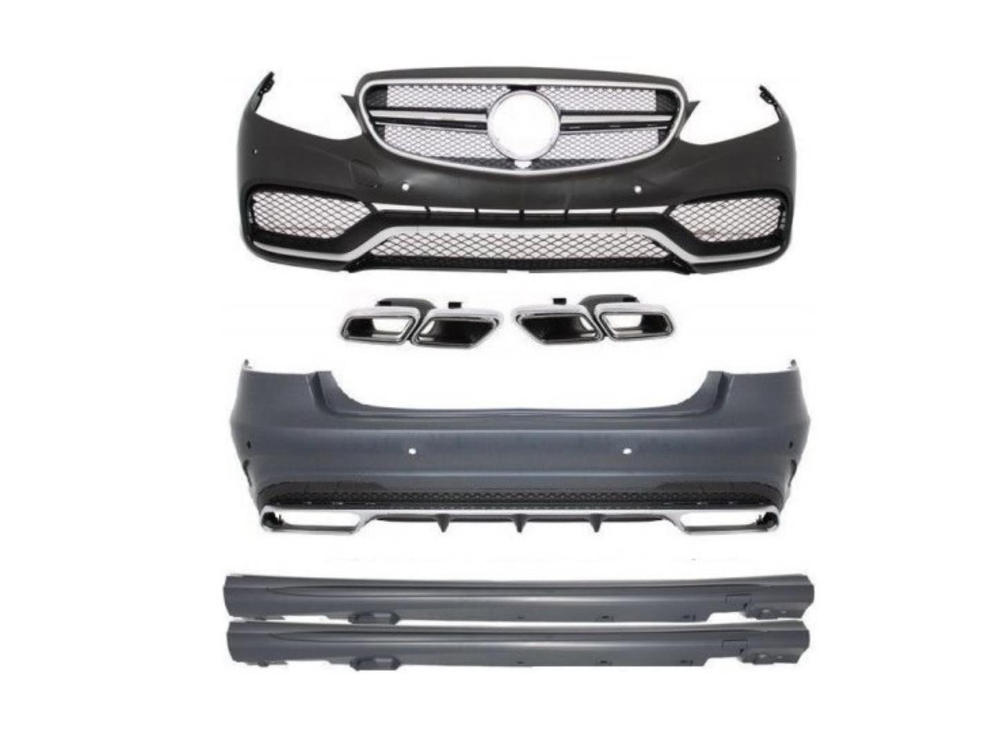 W212 IÇIN UYUMLU MAKYAJLI E63E ÇEVIRME FACELIFT BODY KIT (FAR-STOP-KAPUT VE ÇAMURLUK DAHIL)  
