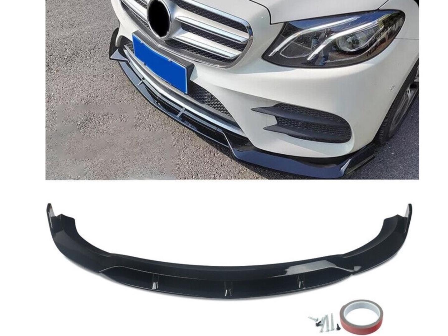 W213(2016-2019) E SERISI IÇIN BRBUS ÖN LIP - PIANO BLACK (PARLAK SIYAH) 