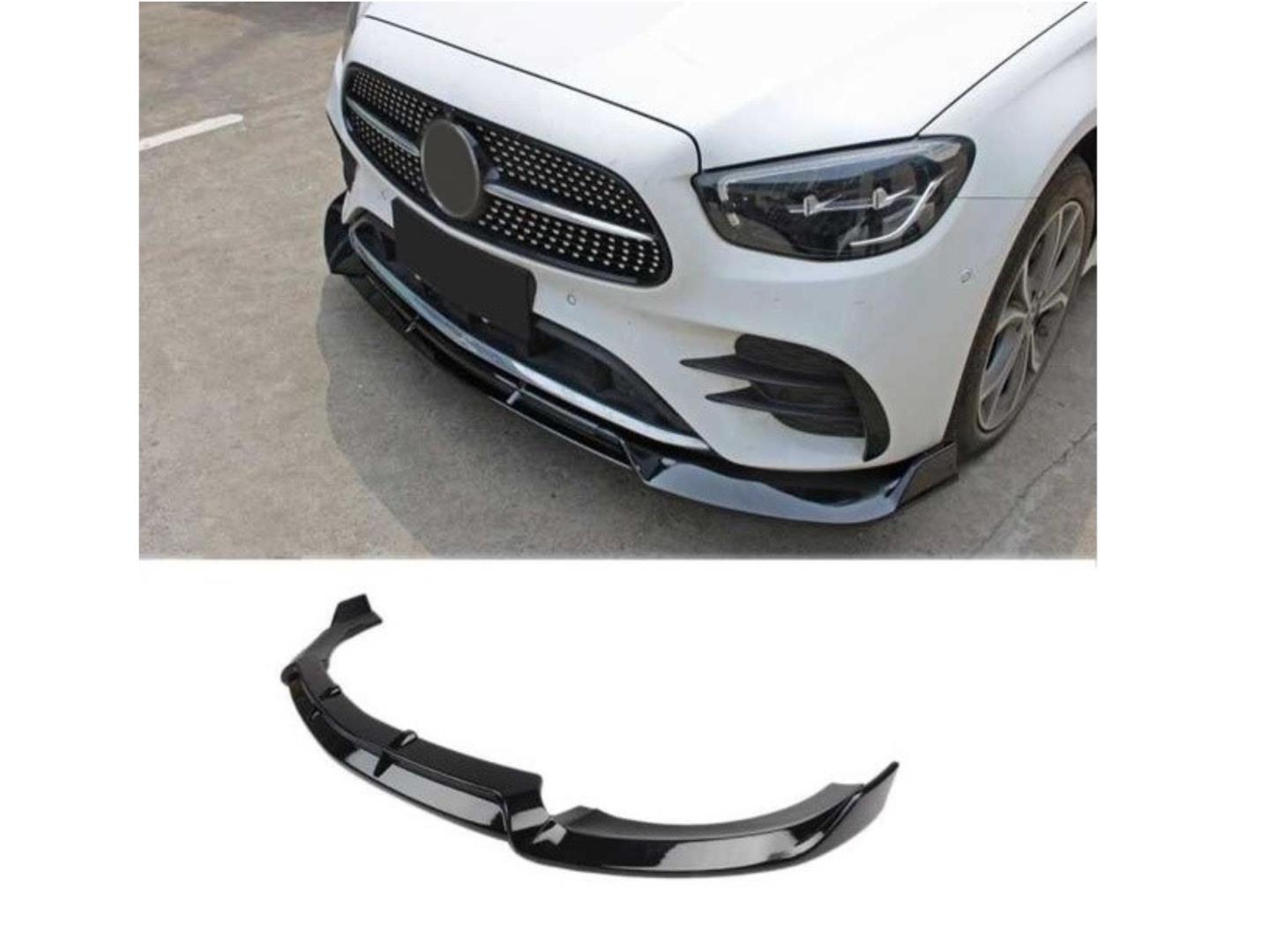W213(2020+) E SERISI IÇIN BRBUS ÖN LIP   - PIANO BLACK (PARLAK SIYAH) 