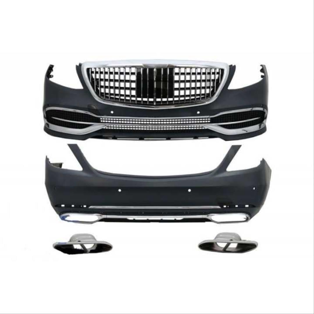 W222 S SERISI IÇIN UYUMLU 2014-2020 MAYBACH GÖRÜNÜM BODY KIT  