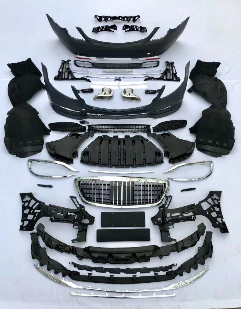 W222 S SERISI IÇIN UYUMLU 2014-2020 MAYBACH GÖRÜNÜM BODY KIT  
