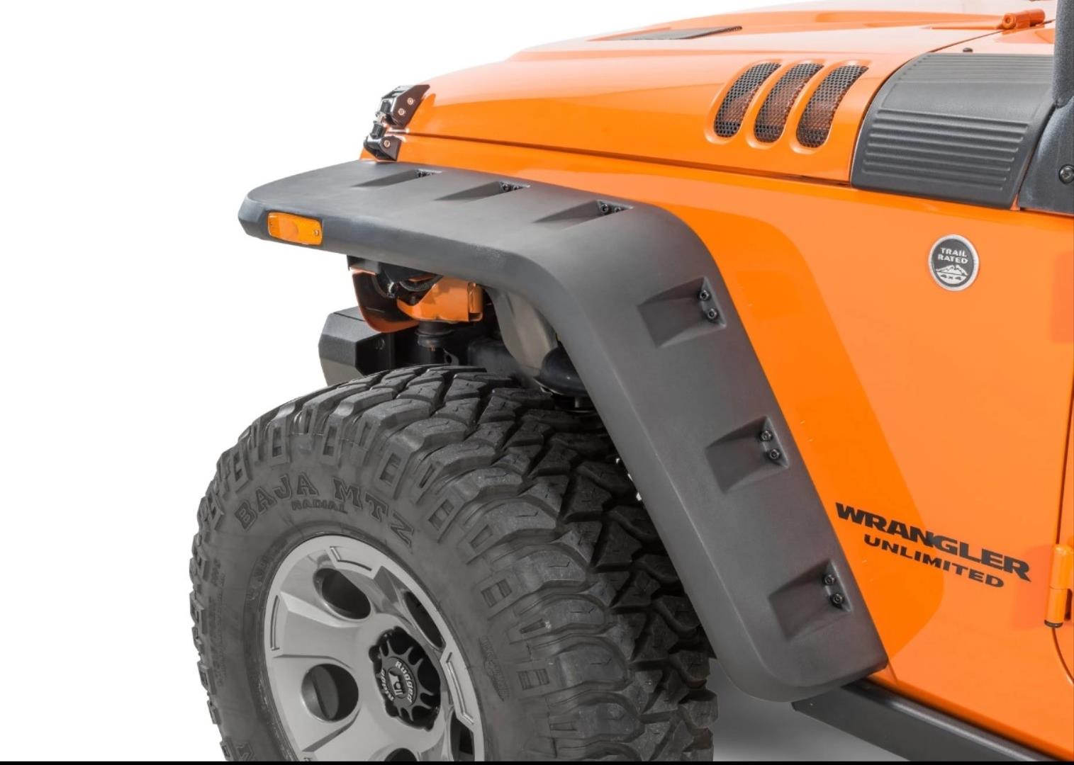 WRANGLER JK 2007-2017 IÇIN UYUMLU HURRICANE CAMURLUK KABARTMA SETI (DODIK) (LEDLI)