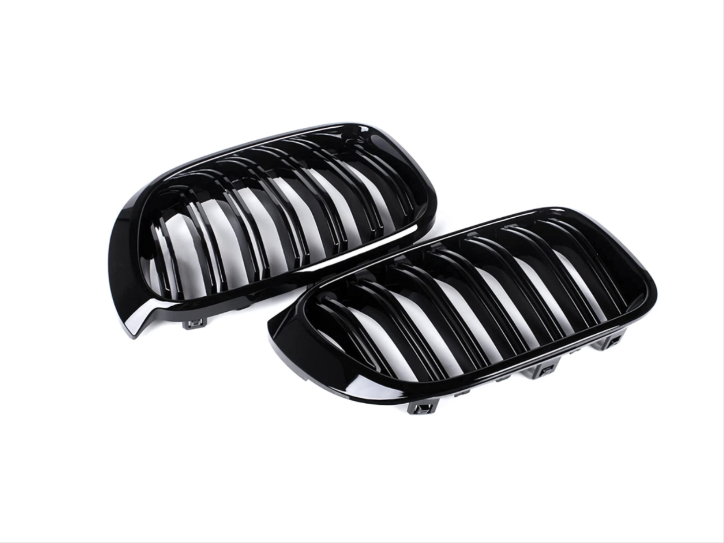 X3 SERISI F25 2014-2018 IÇIN UYUMLU M PANJUR (ÇIFT ÇIZGI BÖBREK) PIANO BLACK