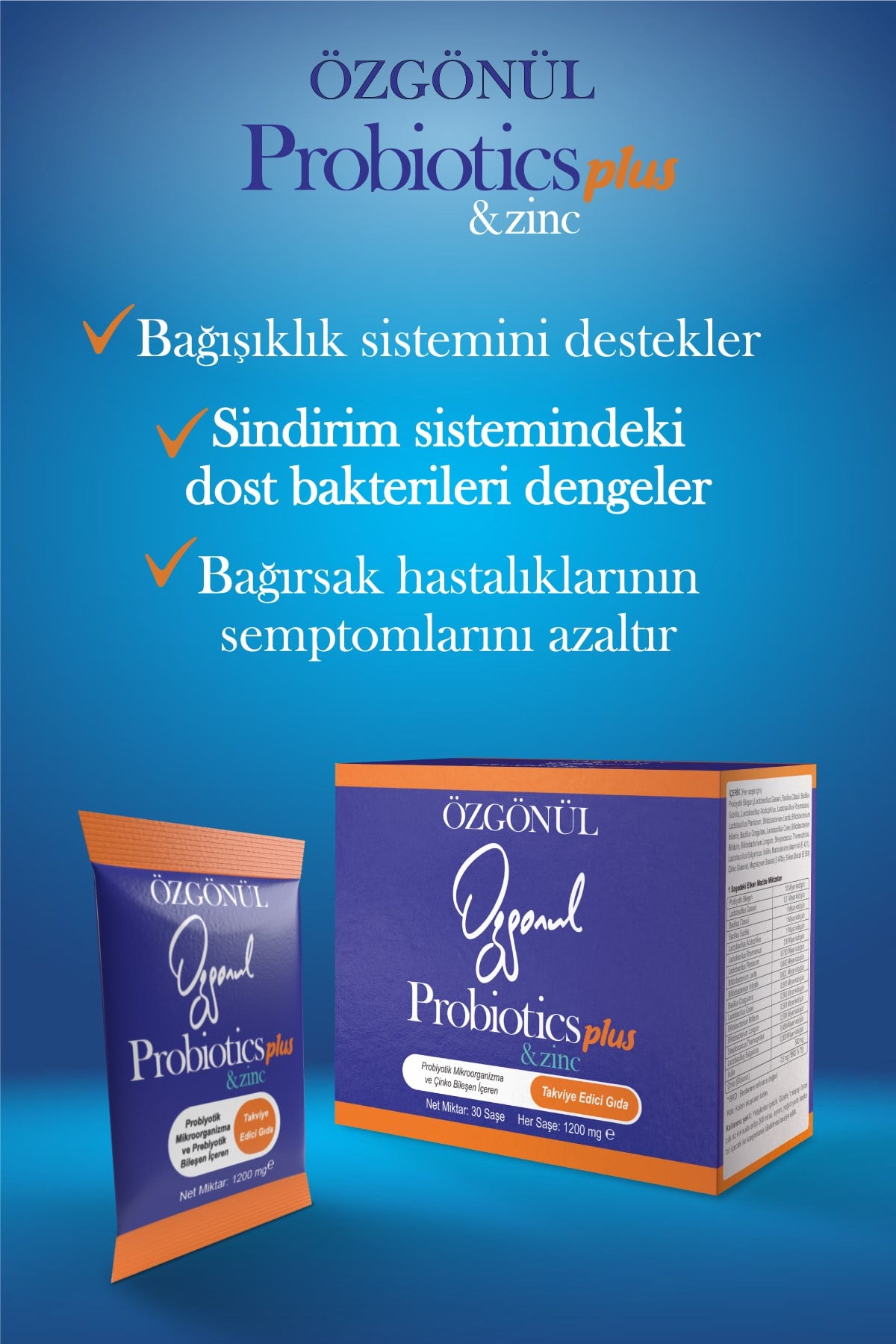 Özgönül Probiotics Plus & Zinc