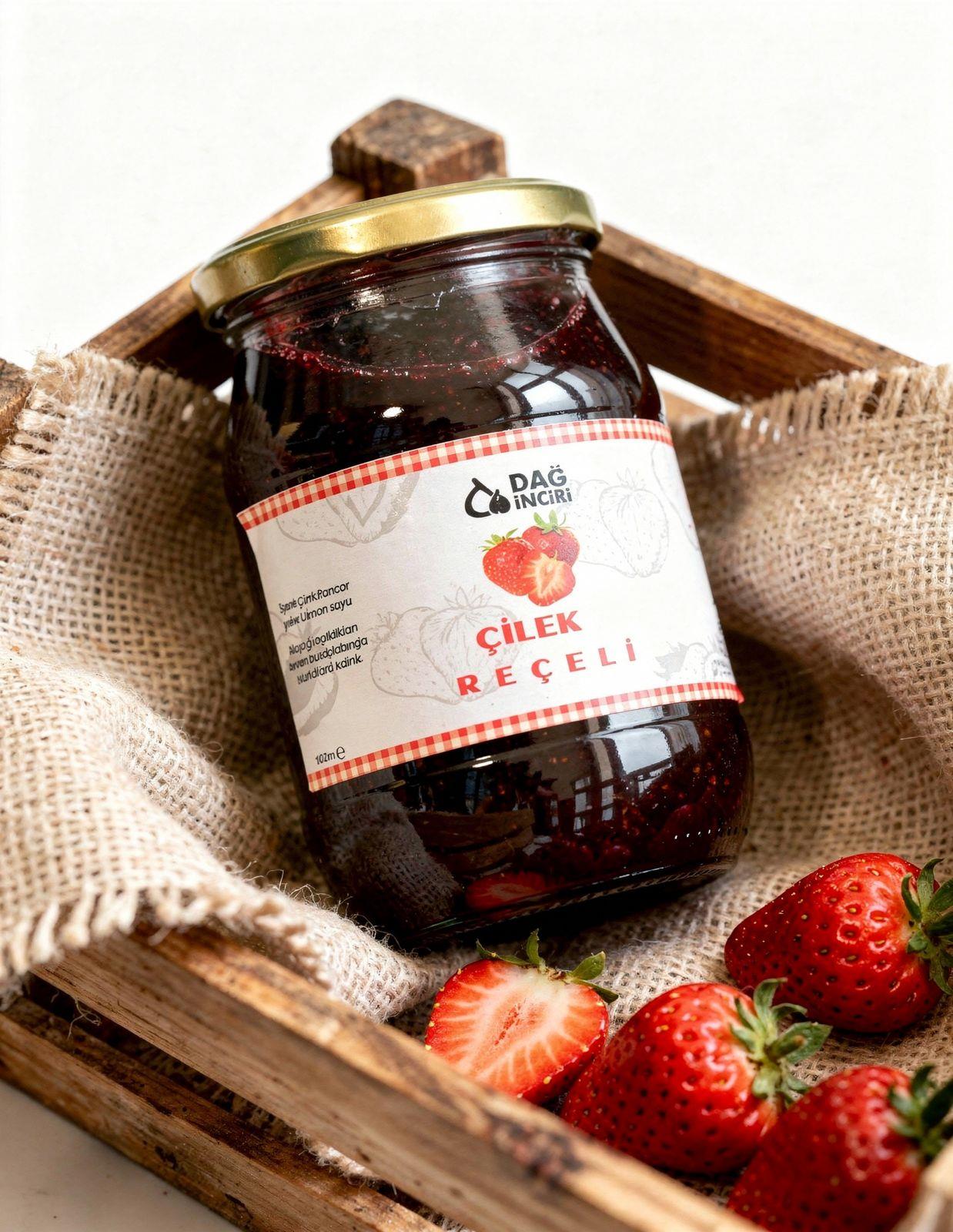 Çilek Reçeli 450 Gr 