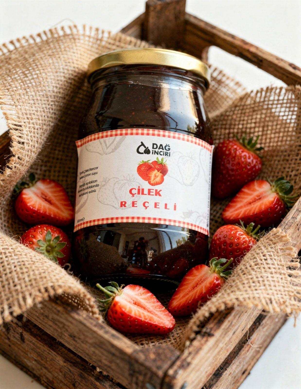 Çilek Reçeli 450 Gr 