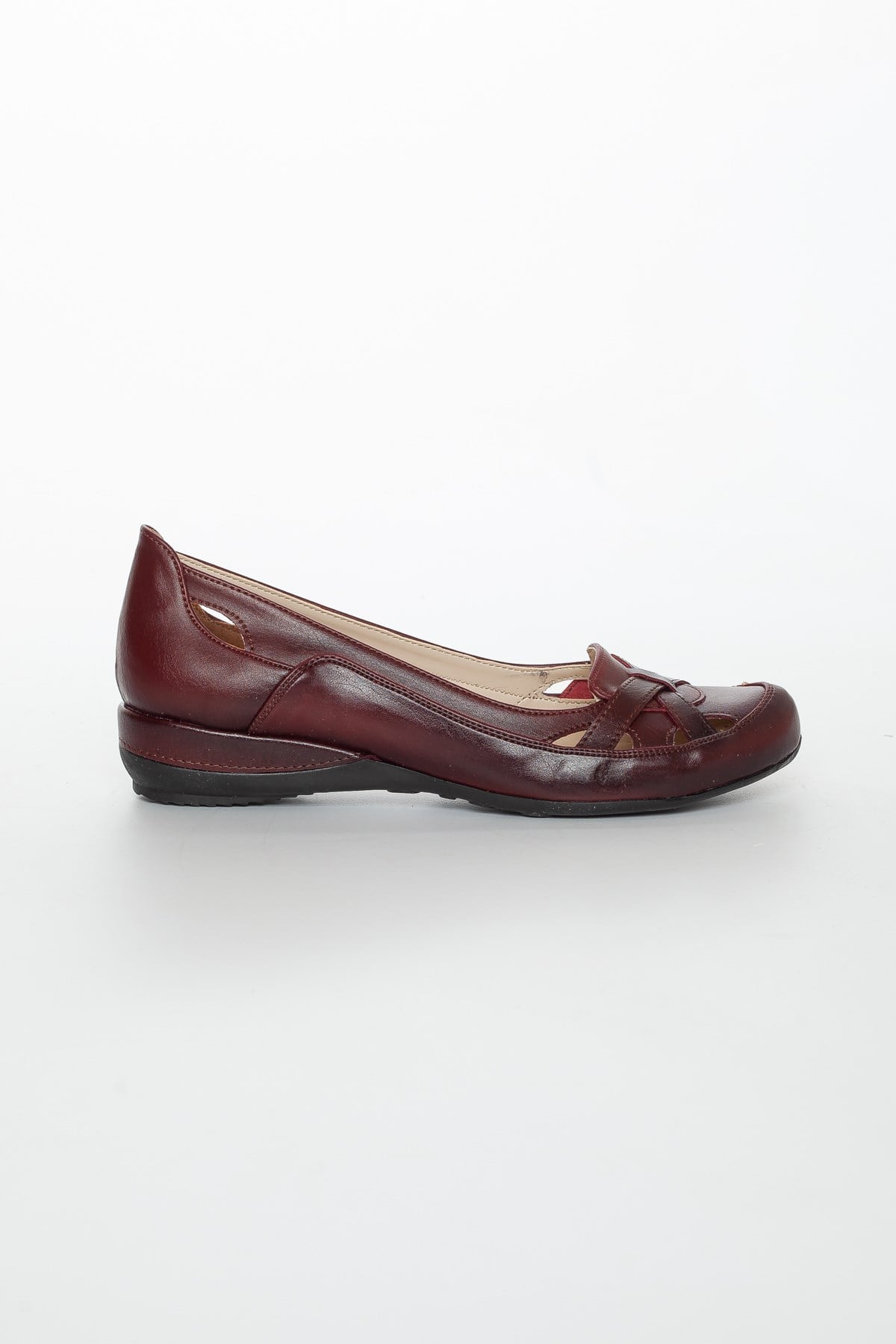 Kafes Model Bordo Kadın Babet